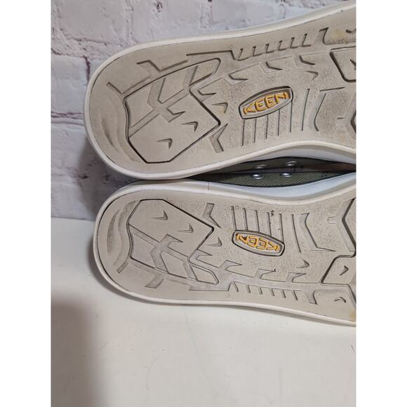 Keen Elsa Shoes Womens Size 9.5 Olive Green Canvas Low Top Sneaker Casual EUR 40 - Picture 6 of 9